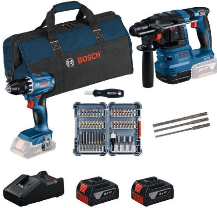 Combo 2 herramientas 18V GBH 18V-22 + GSR 18V-45