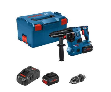 GBH 18V-28 CF 2×8,0Ah ProCORE18V + GAL 1880 CV L-BOXX 238