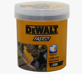 Discos de corte Ø125 mm (cubo de 100)