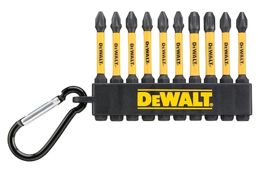 Juego 10 puntas FLEXTORQ 57 mm con mosquetón