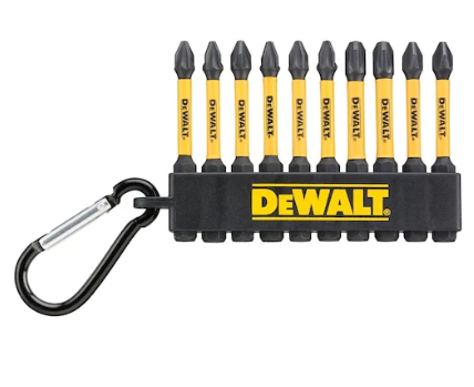 Juego 10 puntas FLEXTORQ 57 mm con mosquetón