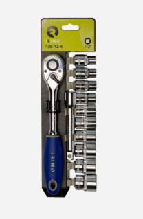 CARRACA 1/2" CON 10 VASOS HEXAGONALES