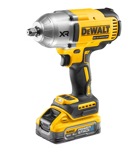 Llave impacto 1/2" 1356Nm con 2 baterías 5Ah y maletín