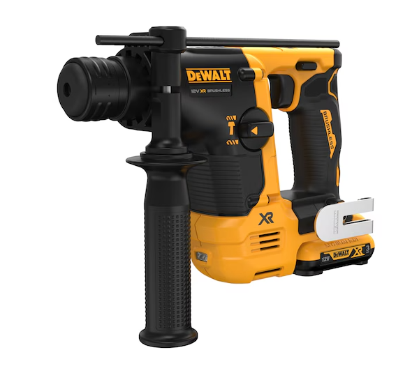 Martillo SDS plus 12V 1.1J con 2 baterías 3Ah