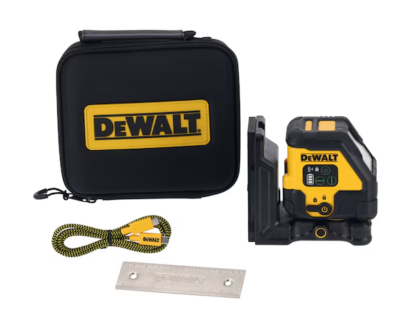 Nivel láser USB-C verde 2 líneas cruz con POWERSTACK