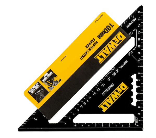 Escuadra métrica 18cm aluminio extra grueso