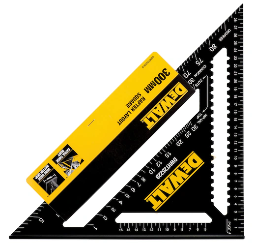 Escuadra métrica 30cm aluminio extra grueso