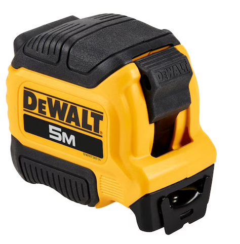 Flexómetro compacto 5m x 28mm freno manual