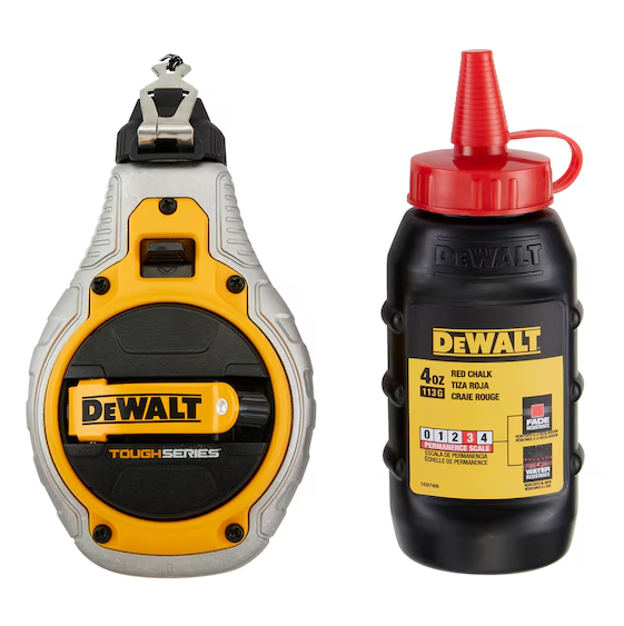 Cordel trazado 30m + polvo rojo