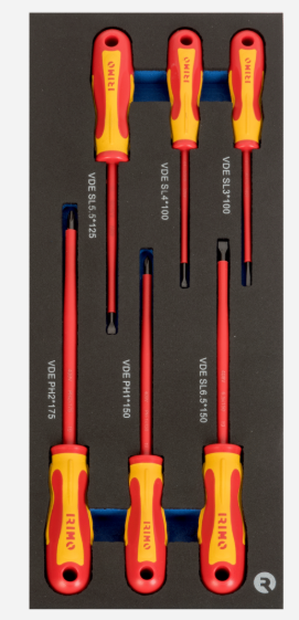 FOAM 6 DESTORNILLADORES AISLADOS 1/3