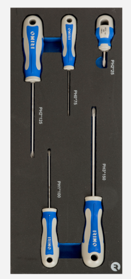 FOAM 5 DESTORNILLADORES PHILLIPS 1/3