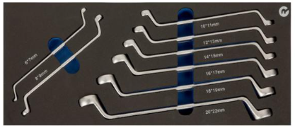 FOAM 8 LLAVES COMBINADAS A CARRACA 1/3