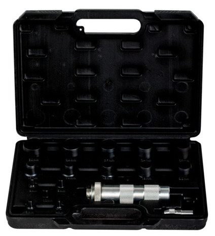 JUEGO 15 SACABOCADOS 3-30MM CON MANGO