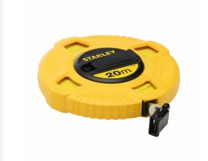 Cinta Larga STANLEY® Fibra de Vidrio 20mx12,5mm - Cerrada