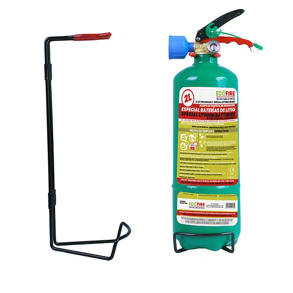 EcoFire de 2 litros Extintor especial para baterías de litio